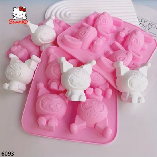 YY6093 Kuromi Bebek 4lü Set Silikon Kalıp